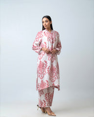 Women's Printed Two-Piece Ethnic Set