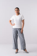 Relaxed Fit Floral Embroidered Ethnic Pants