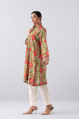 Relaxed Fit Printed Lawn Kurta