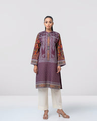 Relaxed Fit Printed One-Piece Lawn Kurta