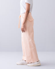 Wide Leg Twill Pants