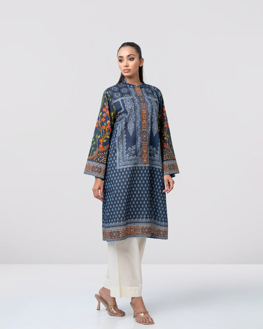 Relaxed Fit Printed One-Piece Lawn Kurta