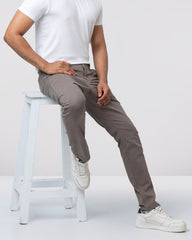 Regular Fit Solid Chinos