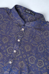 Regular Fit Jacquard Cotton Semi-Formal Panjabi