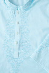 Regular Fit Embroidered Semi-Formal Panjabi