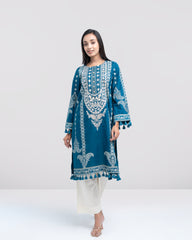 Smart Fit Sequin-Embroidered Lawn Kurta