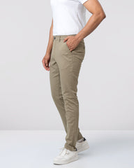 Slim Fit Solid Chinos