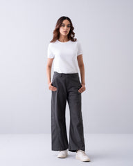 Wide Leg Twill Pant