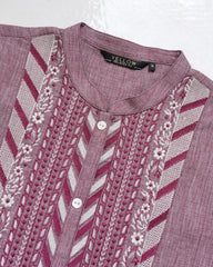 Relaxed Fit Embroidered One-Piece Ethnic Kurta