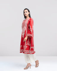 Smart Fit Sequin-Embroidered Lawn Kurta