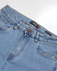 Wide-Leg High-Waist Denim