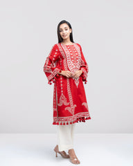 Smart Fit Sequin-Embroidered Lawn Kurta
