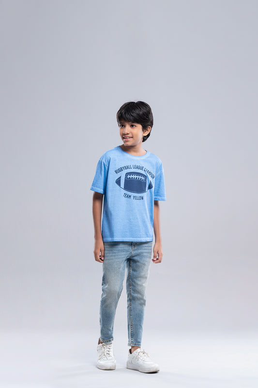 Junior Boys' Athleisure T-Shirt (10-14 Years)