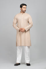 Regular Fit Solid Dyed Cotton Panjabi