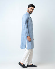 Regular Fit Printed Semi-Formal Panjabi