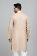 Regular Fit Solid Dyed Cotton Panjabi