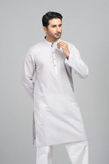 Regular Fit Solid Dyed Cotton Panjabi