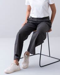 Wide Leg Twill Pant