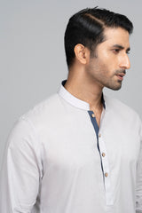 Regular Fit Solid Dyed Cotton Panjabi