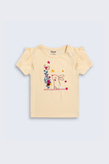 Newborn Girls' T-Shirt (0-6 Months)
