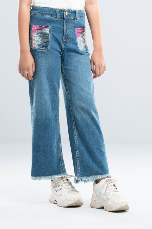 Princess Denim Bottom (2-4 Years)