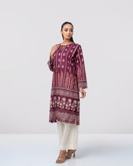 Relaxed Fit Printed One-Piece Lawn Kurta