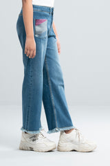 Princess Denim Bottom (6-8 Years)