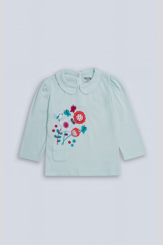 Newborn Girls' T-Shirt (0-6 Months)