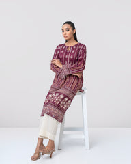 Relaxed Fit Printed One-Piece Lawn Kurta