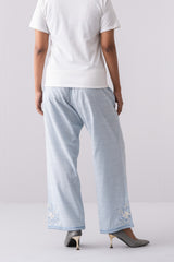 Relaxed Fit Floral Embroidered Ethnic Pants