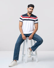Regular Fit Yarn-Dyed Polo Shirt