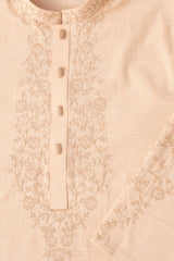 Regular Fit Embroidered Semi-Formal Panjabi