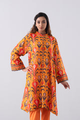 Relaxed Fit Printed Lawn Kurta