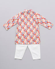 Newborn Boys' Panjabi Set (0-6 Months)
