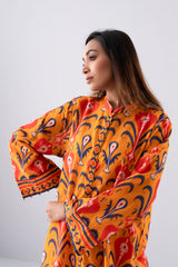 Relaxed Fit Printed Lawn Kurta