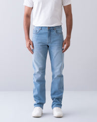 Straight Fit Blue Jeans