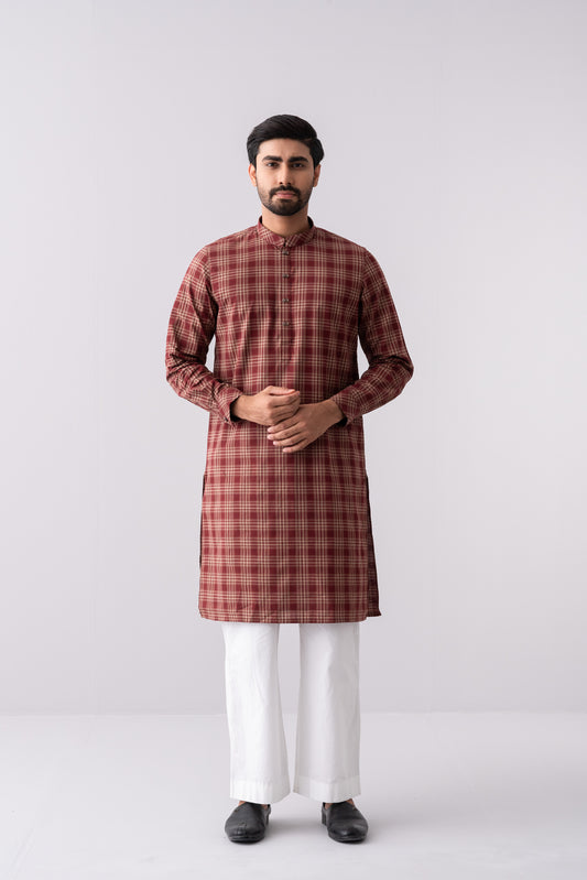 Regular Fit Cotton Formal Panjabi