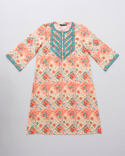 Relaxed Fit One-Piece Ethnic Kurta