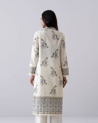 Smart Fit Printed Three-Piece Lawn with Chiffon Dupatta