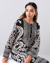 Relaxed Fit Printed One-Piece Lawn Kurta