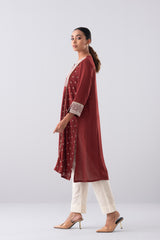 Smart Fit Embroidered Ethnic Kurta