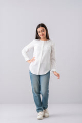 Junior Girls' Western Fashion Top (10-14 Years)