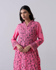 Smart Fit Printed Three-Piece Lawn with Chiffon Dupatta