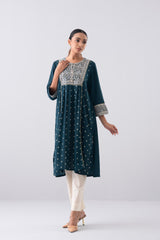 Smart Fit Embroidered Ethnic Kurta