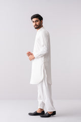 Regular Fit Embroidered Semi-Formal Kabli Set