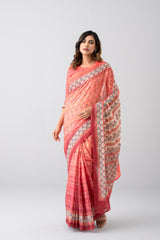Digital Printed Cotton Saree
