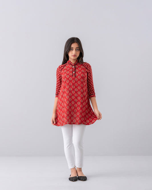 Junior Girls' Ethnic Frock (10-14 Years)