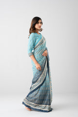 Digital Printed Cotton Saree