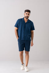 Regular Fit Textured Shorts