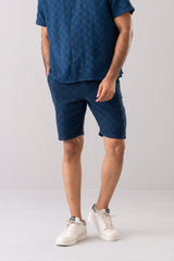 Regular Fit Textured Shorts